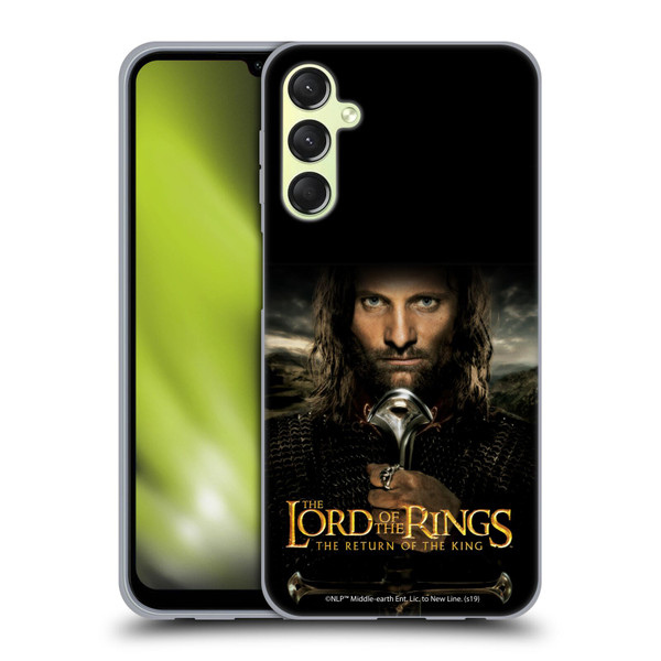 The Lord Of The Rings The Return Of The King Posters Aragorn Soft Gel Case for Samsung Galaxy A24 4G / Galaxy M34 5G