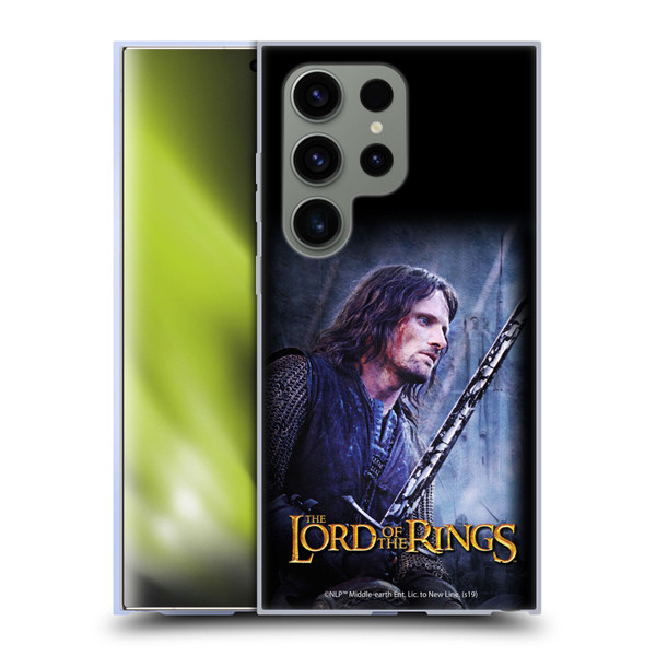 The Lord Of The Rings The Two Towers Character Art Aragorn Soft Gel Case for Samsung Galaxy S24 Ultra 5G