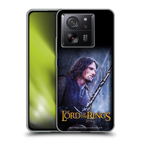 The Lord Of The Rings The Two Towers Character Art Aragorn Soft Gel Case for Xiaomi 13T 5G / 13T Pro 5G