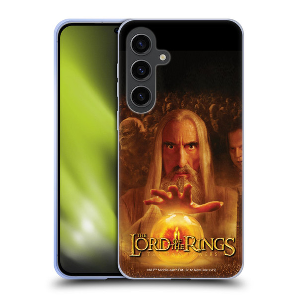 The Lord Of The Rings The Two Towers Posters Saruman Eye Soft Gel Case for Samsung Galaxy S24+ 5G