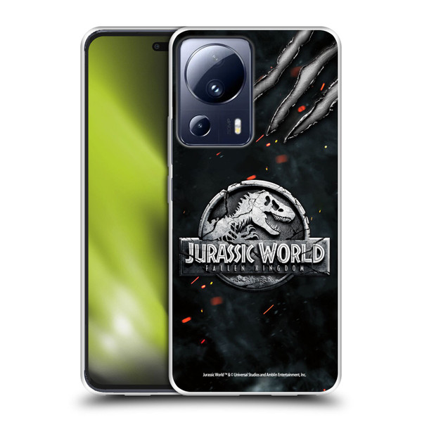 Jurassic World Fallen Kingdom Logo Dinosaur Claw Soft Gel Case for Xiaomi 13 Lite 5G