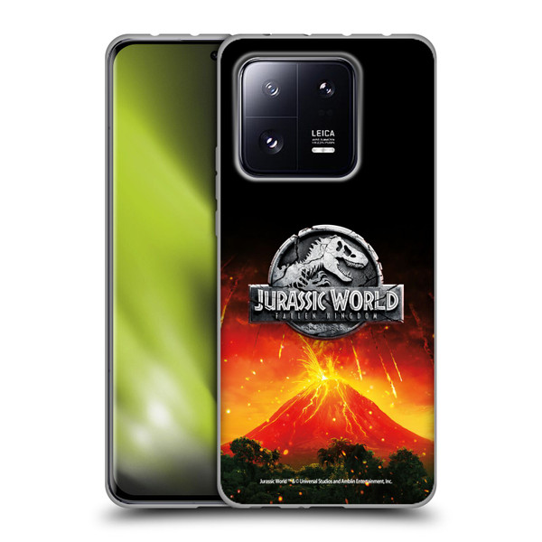 Jurassic World Fallen Kingdom Logo Volcano Eruption Soft Gel Case for Xiaomi 13 Pro 5G