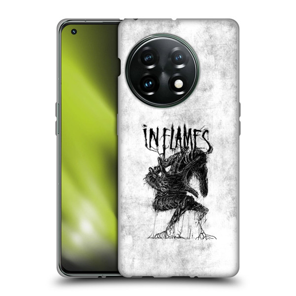 In Flames Metal Grunge Big Creature Soft Gel Case for OnePlus 11 5G