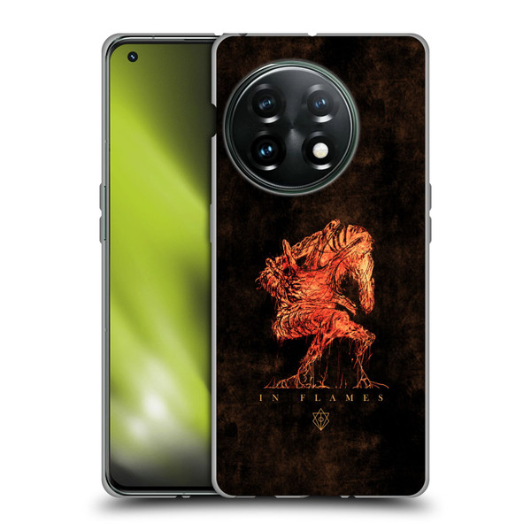 In Flames Metal Grunge Creature Soft Gel Case for OnePlus 11 5G