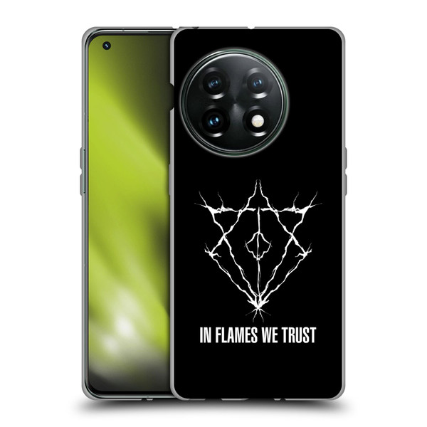 In Flames Metal Grunge Jesterhead Logo Soft Gel Case for OnePlus 11 5G