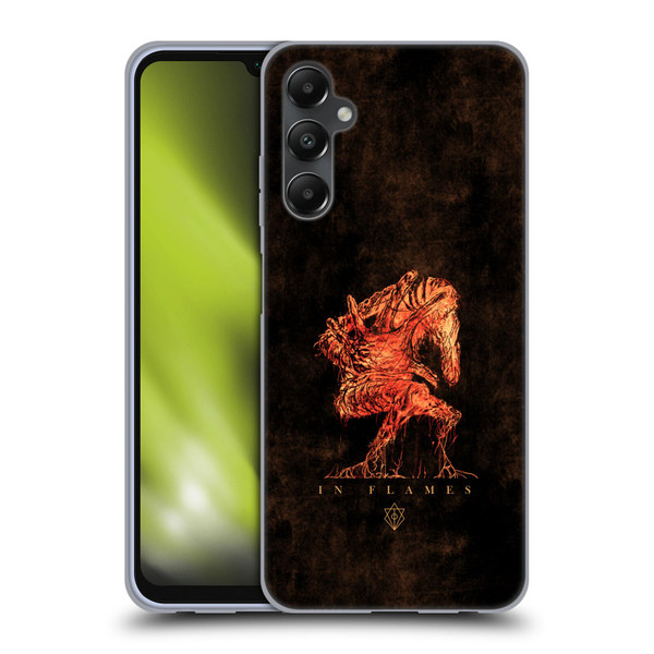 In Flames Metal Grunge Creature Soft Gel Case for Samsung Galaxy A05s