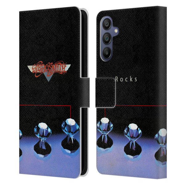 Aerosmith Classics Rocks Leather Book Wallet Case Cover For Samsung Galaxy A15