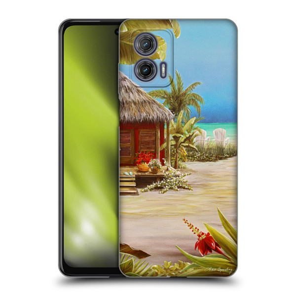 Lisa Sparling Birds And Nature Beach House Soft Gel Case for Motorola Moto G73 5G