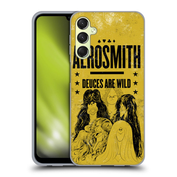 Aerosmith Classics Deuces Are Wild Soft Gel Case for Samsung Galaxy A24 4G / Galaxy M34 5G