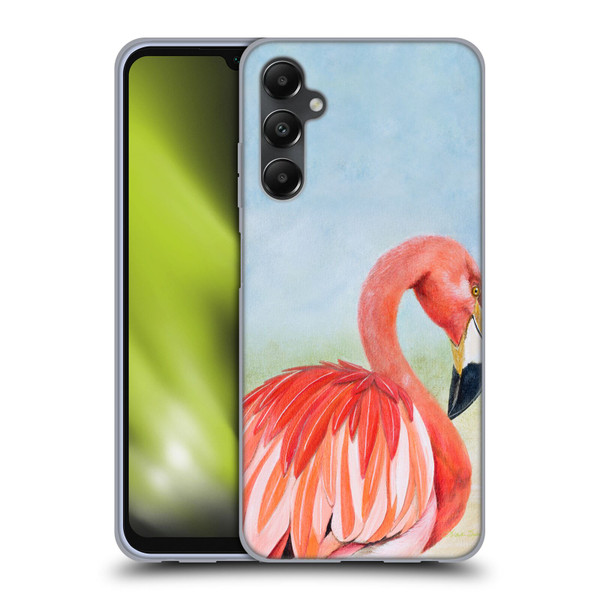 Lisa Sparling Birds And Nature Flamingo Soft Gel Case for Samsung Galaxy A05s