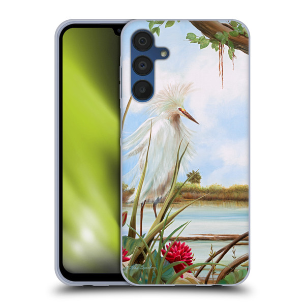 Lisa Sparling Birds And Nature All Dressed Up Soft Gel Case for Samsung Galaxy A15