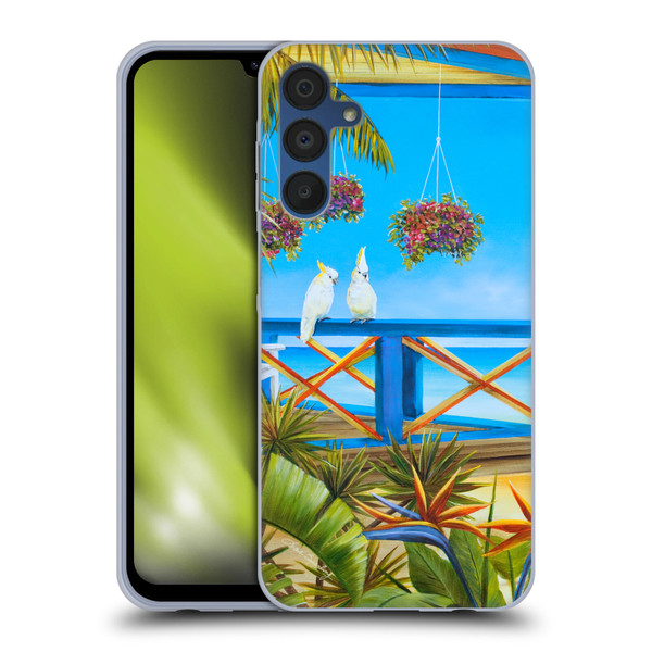 Lisa Sparling Birds And Nature Island Solitude Soft Gel Case for Samsung Galaxy A15