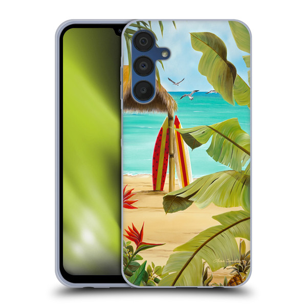 Lisa Sparling Birds And Nature Surf Shack Soft Gel Case for Samsung Galaxy A15