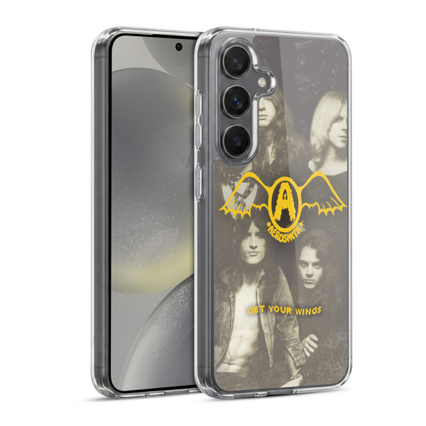 Aerosmith Classics Get Your Wings Soft Gel Case for Samsung Galaxy S24 5G & MagSafe