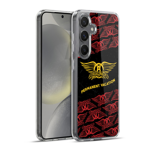 Aerosmith Classics Permanent Vacation Soft Gel Case for Samsung Galaxy S24+ 5G & MagSafe