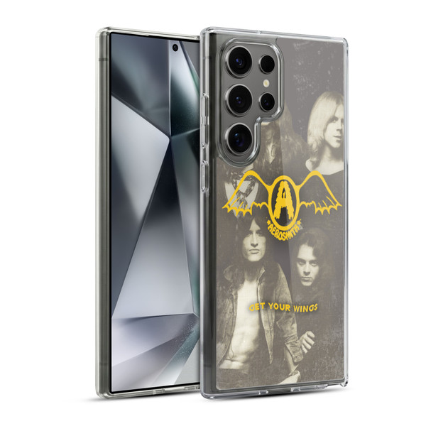 Aerosmith Classics Get Your Wings Soft Gel Case for Samsung Galaxy S24 Ultra 5G & MagSafe