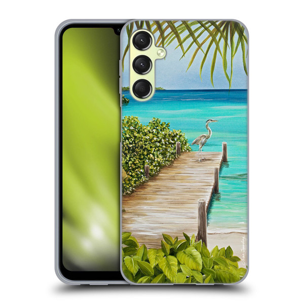 Lisa Sparling Birds And Nature Coastal Seclusion Soft Gel Case for Samsung Galaxy A24 4G / Galaxy M34 5G