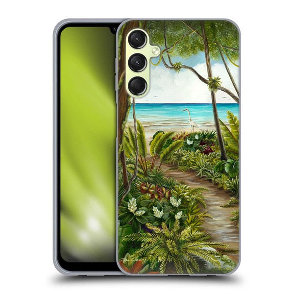 Lisa Sparling Birds And Nature Paradise Soft Gel Case for Samsung Galaxy A24 4G / Galaxy M34 5G