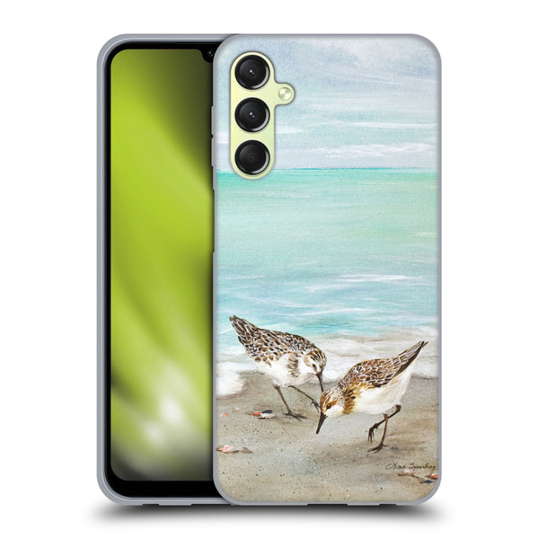 Lisa Sparling Birds And Nature Surfside Dining Soft Gel Case for Samsung Galaxy A24 4G / Galaxy M34 5G