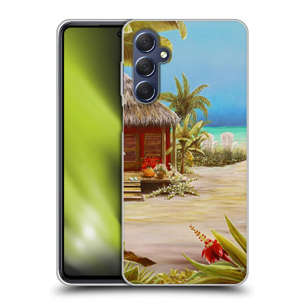 Lisa Sparling Birds And Nature Beach House Soft Gel Case for Samsung Galaxy M54 5G