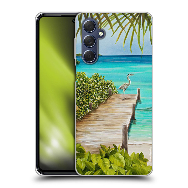 Lisa Sparling Birds And Nature Coastal Seclusion Soft Gel Case for Samsung Galaxy M54 5G