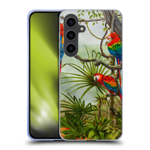 Lisa Sparling Birds And Nature Misty Morning Soft Gel Case for Samsung Galaxy S24+ 5G