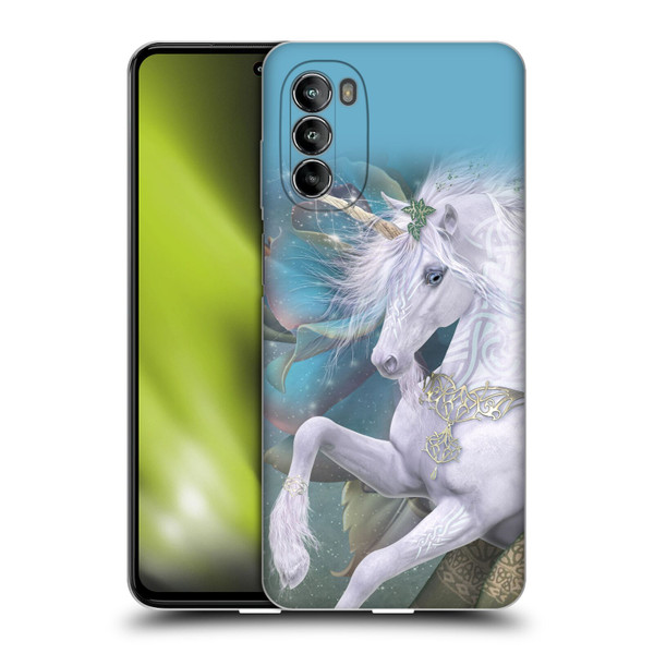 Laurie Prindle Fantasy Horse Kieran Unicorn Soft Gel Case for Motorola Moto G82 5G