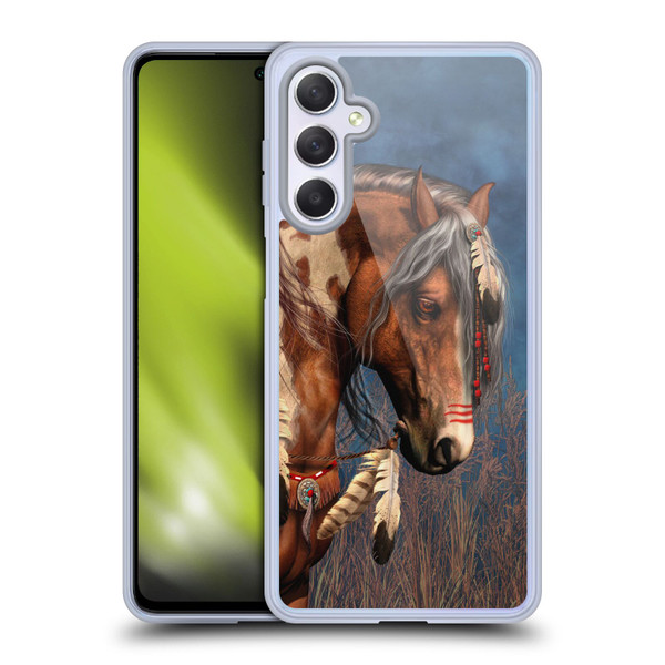 Laurie Prindle Fantasy Horse Native American War Pony Soft Gel Case for Samsung Galaxy M54 5G