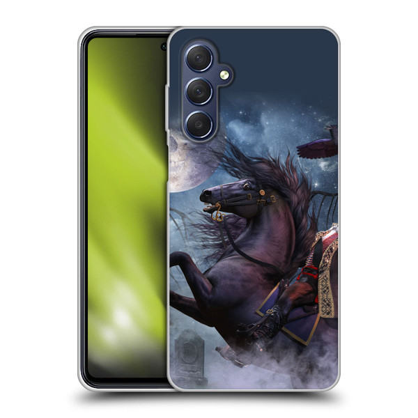 Laurie Prindle Fantasy Horse Sleepy Hollow Warrior Soft Gel Case for Samsung Galaxy M54 5G