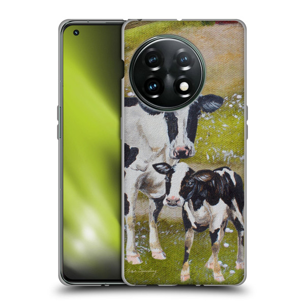 Lisa Sparling Creatures Two Cows Soft Gel Case for OnePlus 11 5G