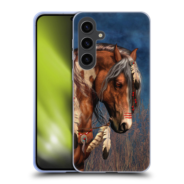 Laurie Prindle Fantasy Horse Native American War Pony Soft Gel Case for Samsung Galaxy S24+ 5G