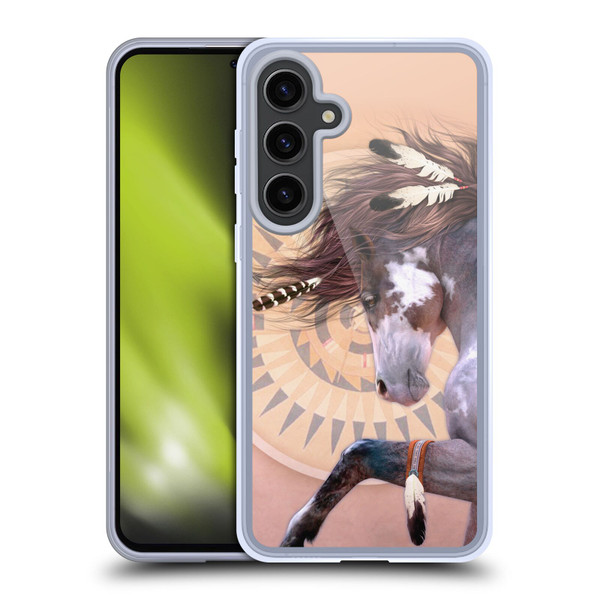 Laurie Prindle Fantasy Horse Native Spirit Soft Gel Case for Samsung Galaxy S24+ 5G