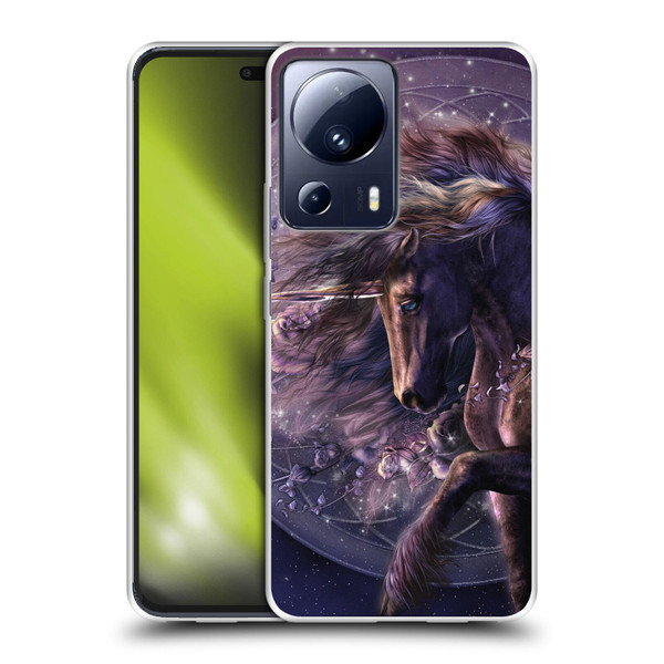 Laurie Prindle Fantasy Horse Chimera Black Rose Unicorn Soft Gel Case for Xiaomi 13 Lite 5G