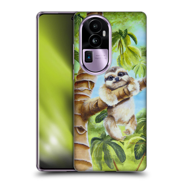 Lisa Sparling Creatures Cutest Sloth Soft Gel Case for OPPO Reno10 Pro+