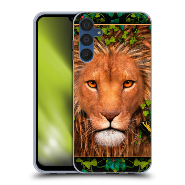Laurie Prindle Lion Return Of The King Soft Gel Case for Samsung Galaxy A15