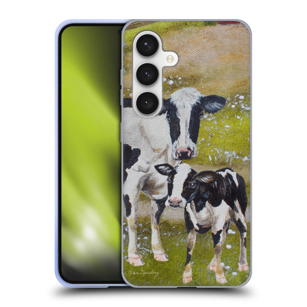 Lisa Sparling Creatures Two Cows Soft Gel Case for Samsung Galaxy S24 5G