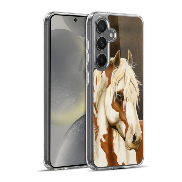 Lisa Sparling Creatures Horse Soft Gel Case for Samsung Galaxy S24+ 5G & MagSafe