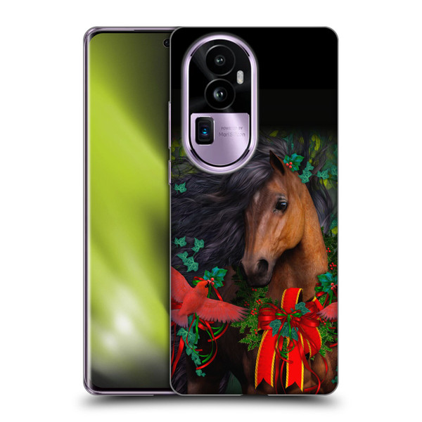 Laurie Prindle Western Stallion A Morgan Christmas Soft Gel Case for OPPO Reno10 Pro+
