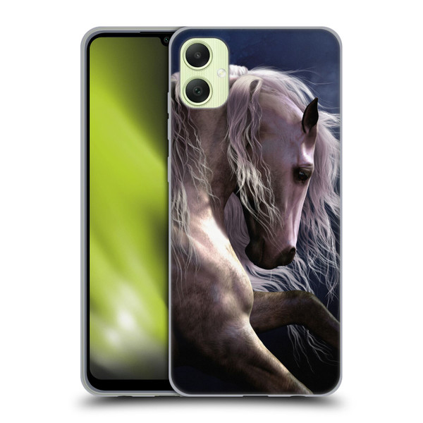 Laurie Prindle Western Stallion Night Silver Ghost II Soft Gel Case for Samsung Galaxy A05
