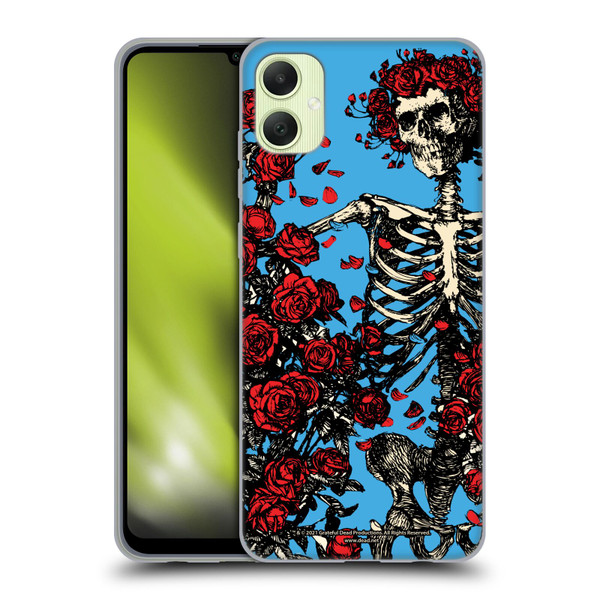 Grateful Dead Trends Bertha Skull Roses Soft Gel Case for Samsung Galaxy A05
