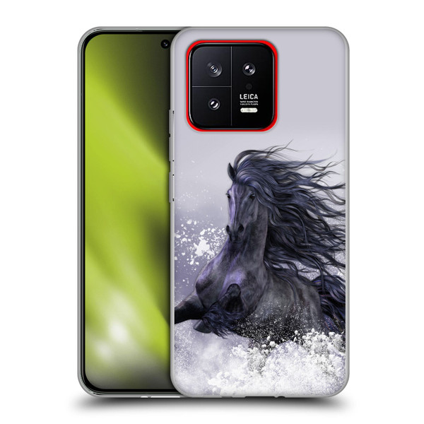 Laurie Prindle Western Stallion Winter Thunder Soft Gel Case for Xiaomi 13 5G