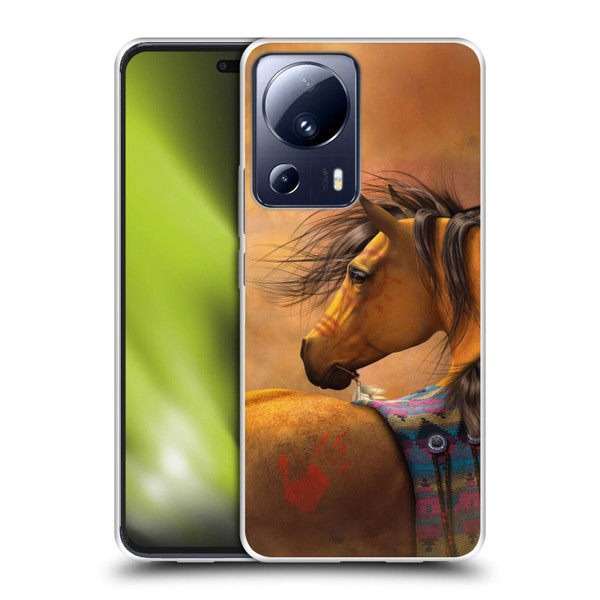 Laurie Prindle Western Stallion Kiowa Gold Soft Gel Case for Xiaomi 13 Lite 5G