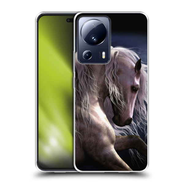 Laurie Prindle Western Stallion Night Silver Ghost II Soft Gel Case for Xiaomi 13 Lite 5G