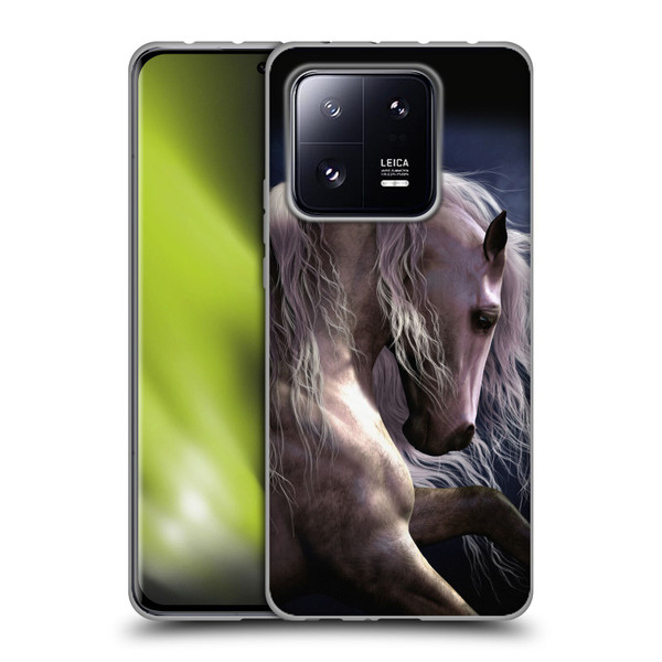Laurie Prindle Western Stallion Night Silver Ghost II Soft Gel Case for Xiaomi 13 Pro 5G