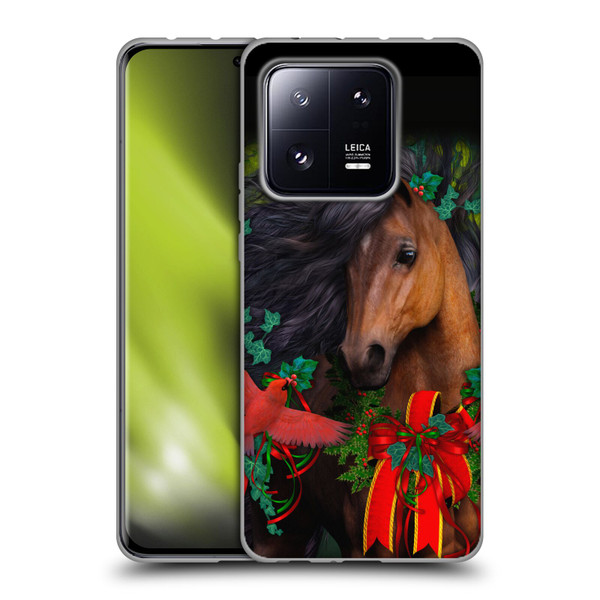 Laurie Prindle Western Stallion A Morgan Christmas Soft Gel Case for Xiaomi 13 Pro 5G
