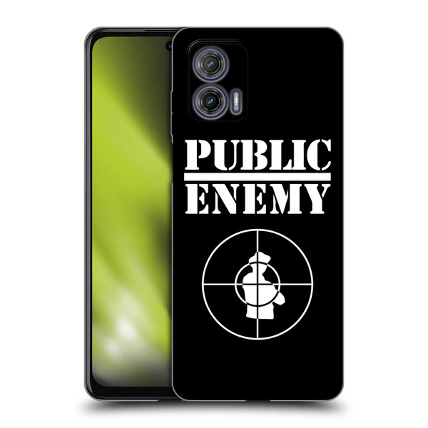 Public Enemy Graphics Logo Soft Gel Case for Motorola Moto G73 5G