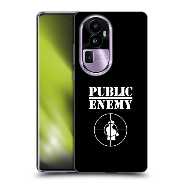 Public Enemy Graphics Logo Soft Gel Case for OPPO Reno10 Pro+