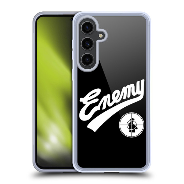 Public Enemy Graphics Logotype Soft Gel Case for Samsung Galaxy S24+ 5G