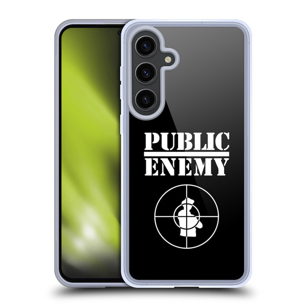 Public Enemy Graphics Logo Soft Gel Case for Samsung Galaxy S24+ 5G