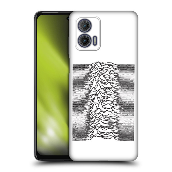 Joy Division Graphics Pulsar Waves Soft Gel Case for Motorola Moto G73 5G